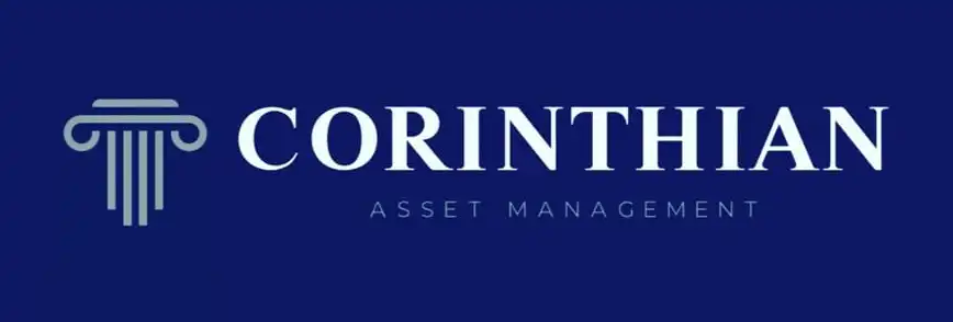 Corinthian Asset Management Company Logo on Footer